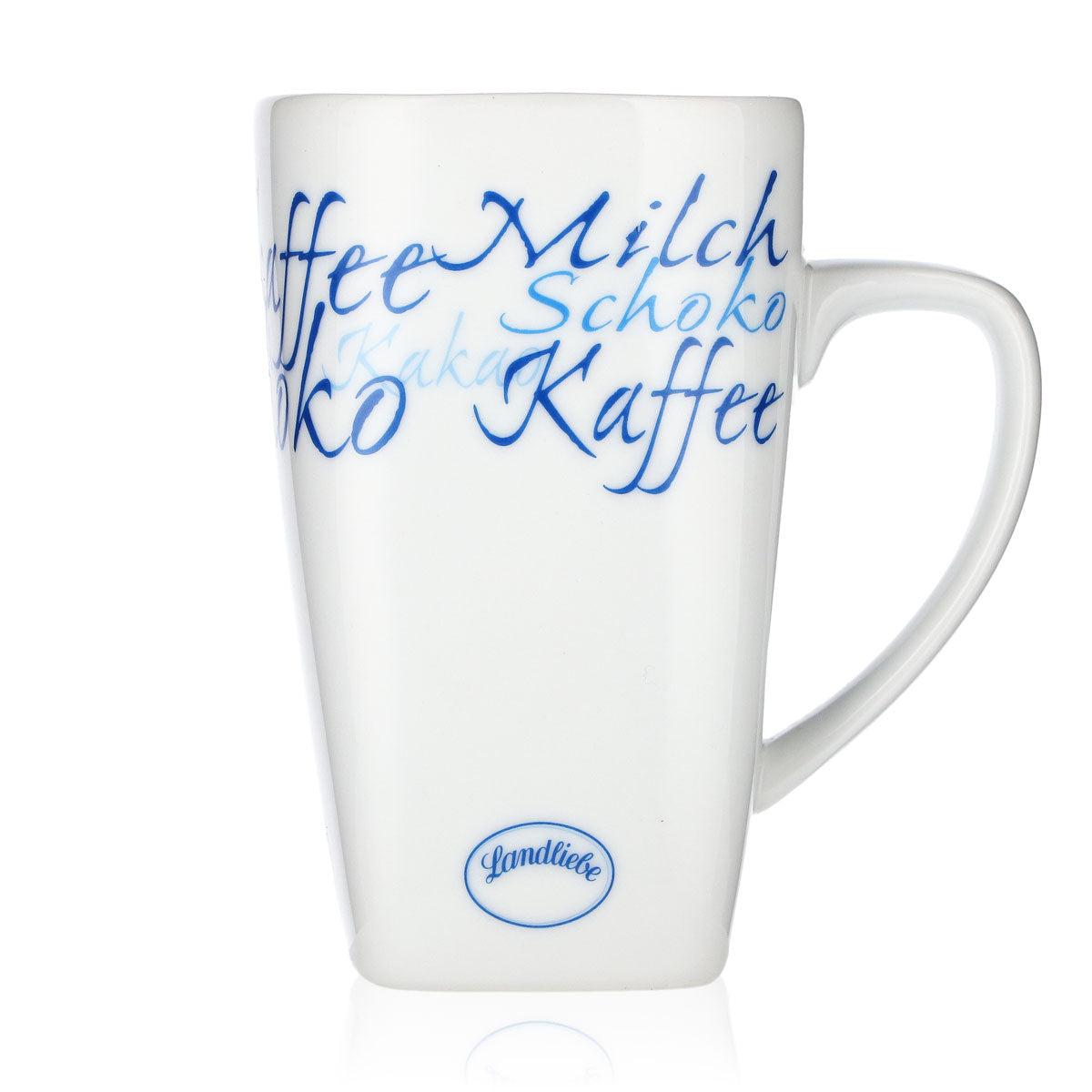 Tasse à café en céramique Landliebe « Lait », 0,35 l, blanche