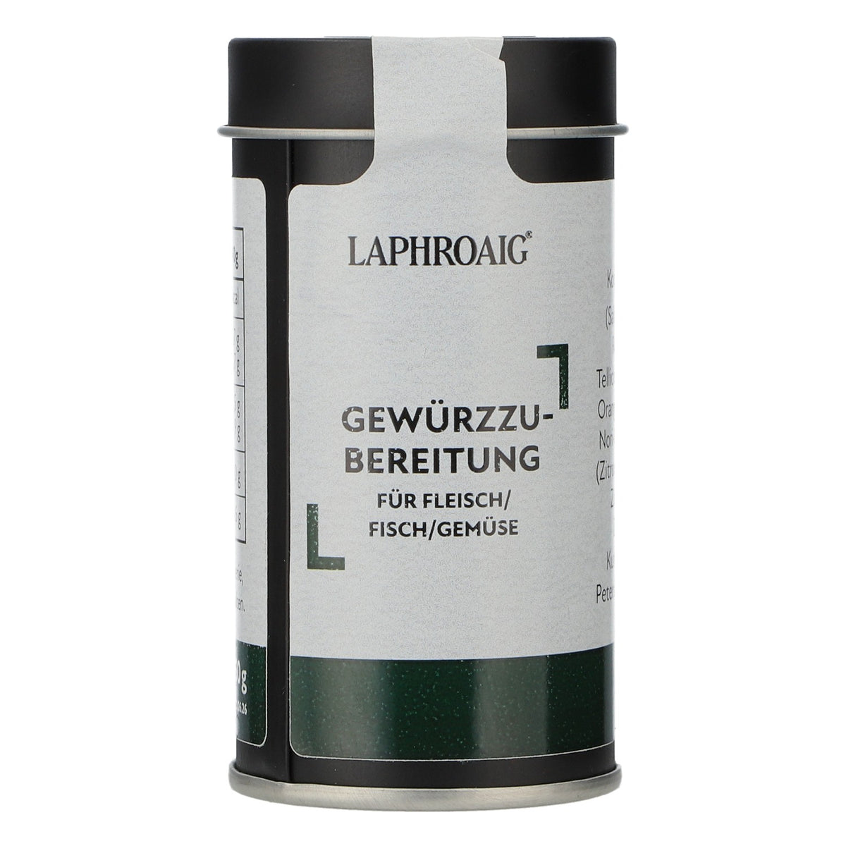 Boîte de whisky Laphroaig avec mélange d'épices 50 g Pour viande/poisson/légumes