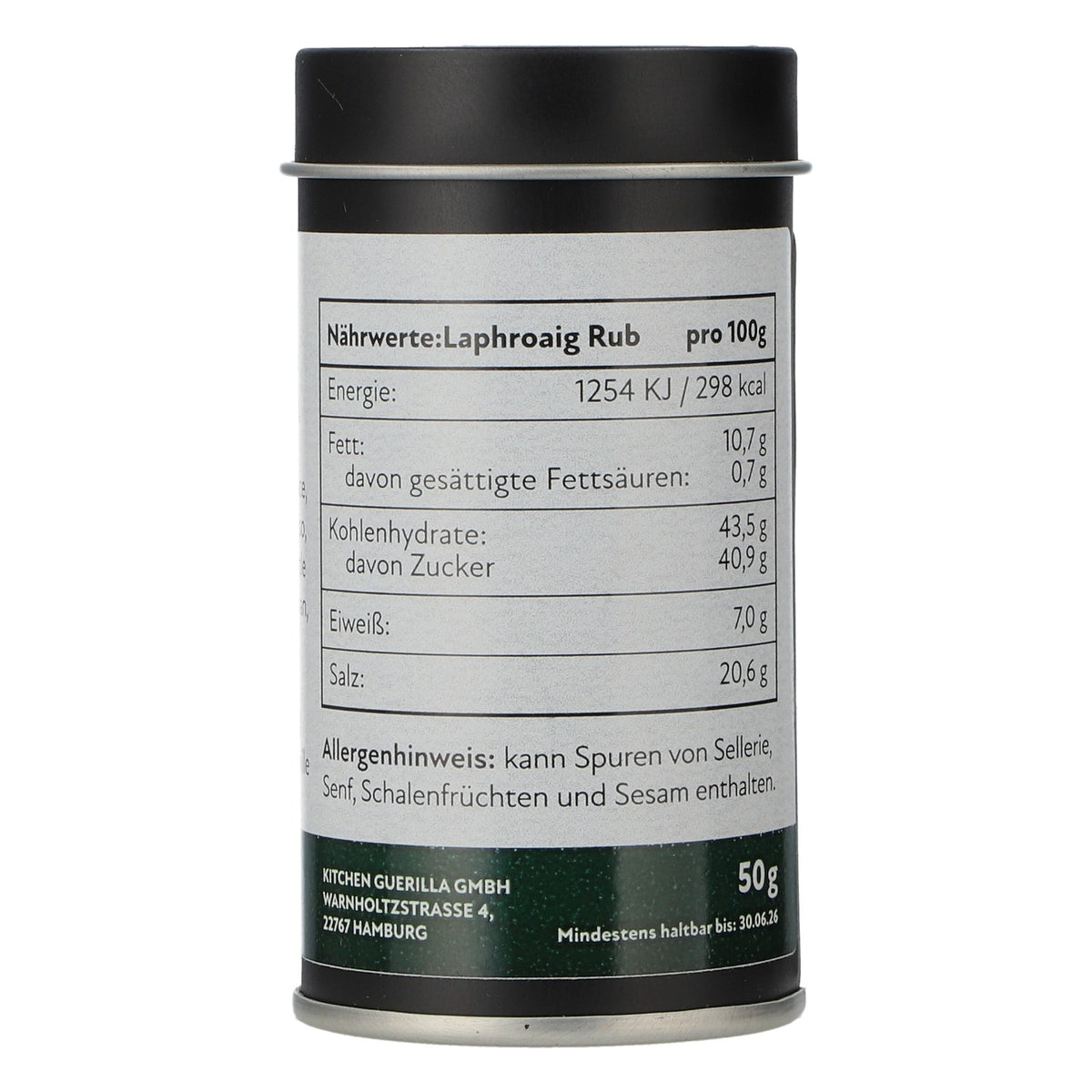 Boîte de whisky Laphroaig avec mélange d'épices 50 g Pour viande/poisson/légumes – Vue 3