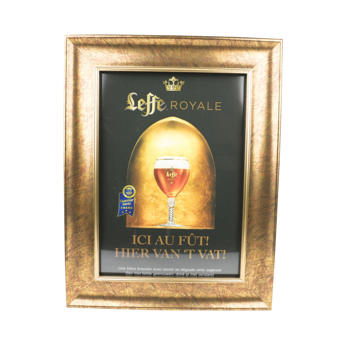 Leffe Bière Image 55x43cm Éclairée par LED Enseigne lumineuse royale Panneau lumineux Bar