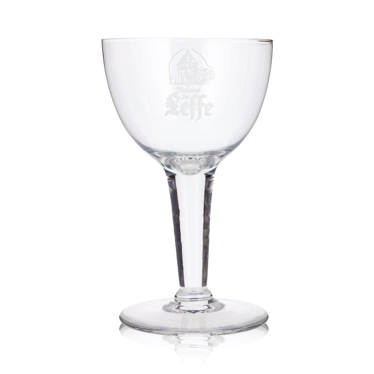 Verre à bière Leffe 0,43 l, forme de coupe, logo blanc « Abbaye » – Vue 2