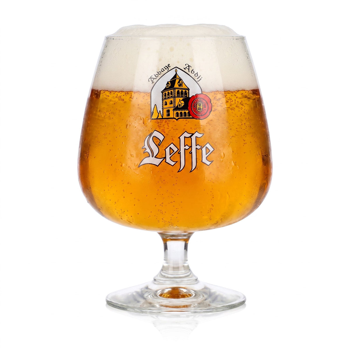 Verre à bière Leffe 0,5 l, verre à bière en forme de tulipe, verre à bière en forme de coupe, verre à bière tulipe