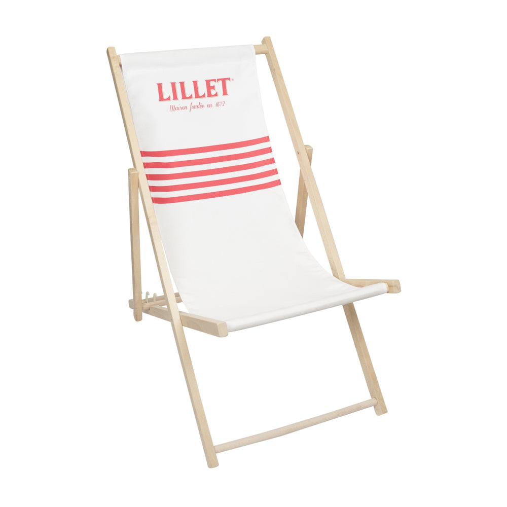 Chaise longue Lillet Lounge Chair Relax Siège Soleil Plage Bar Jardin Camping Balcon