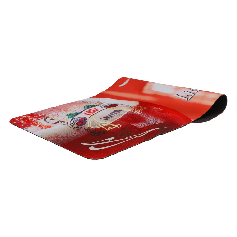 Lindemans Bier Barmatte Tapis égouttoir Accessoires de bar 41 x 22 cm Rouge Plat