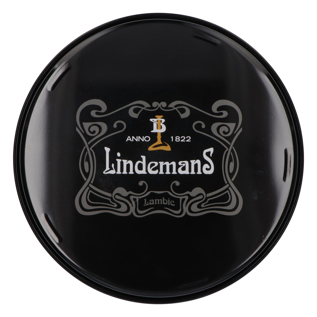 Plateau à bière Lindemans Plateau de serveur Noir Bord haut 35 cm de diamètre – Vue 2