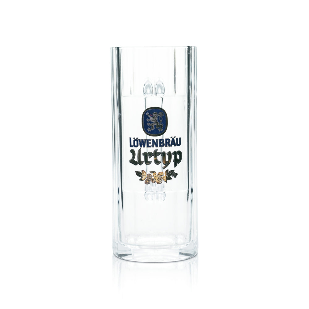 Verre à bière Löwenbräu 0,5 l, chope Urtyp Seidel, verres à bière, brasserie, Bavière
