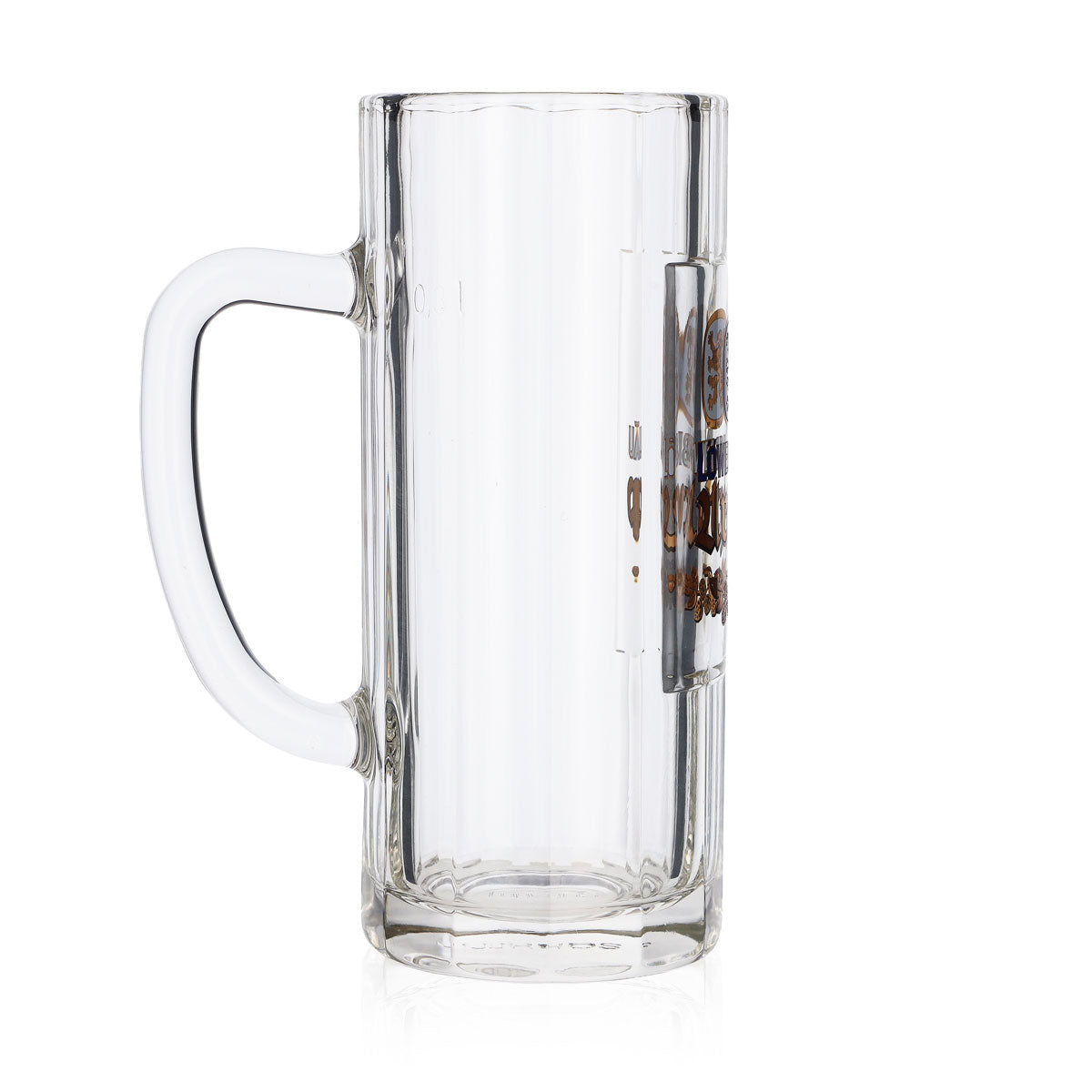 Chope à bière Löwenbräu en verre 0,3 l Urtyp Humpen Seidel Contour Verres Brasserie Bavière – Vue 3