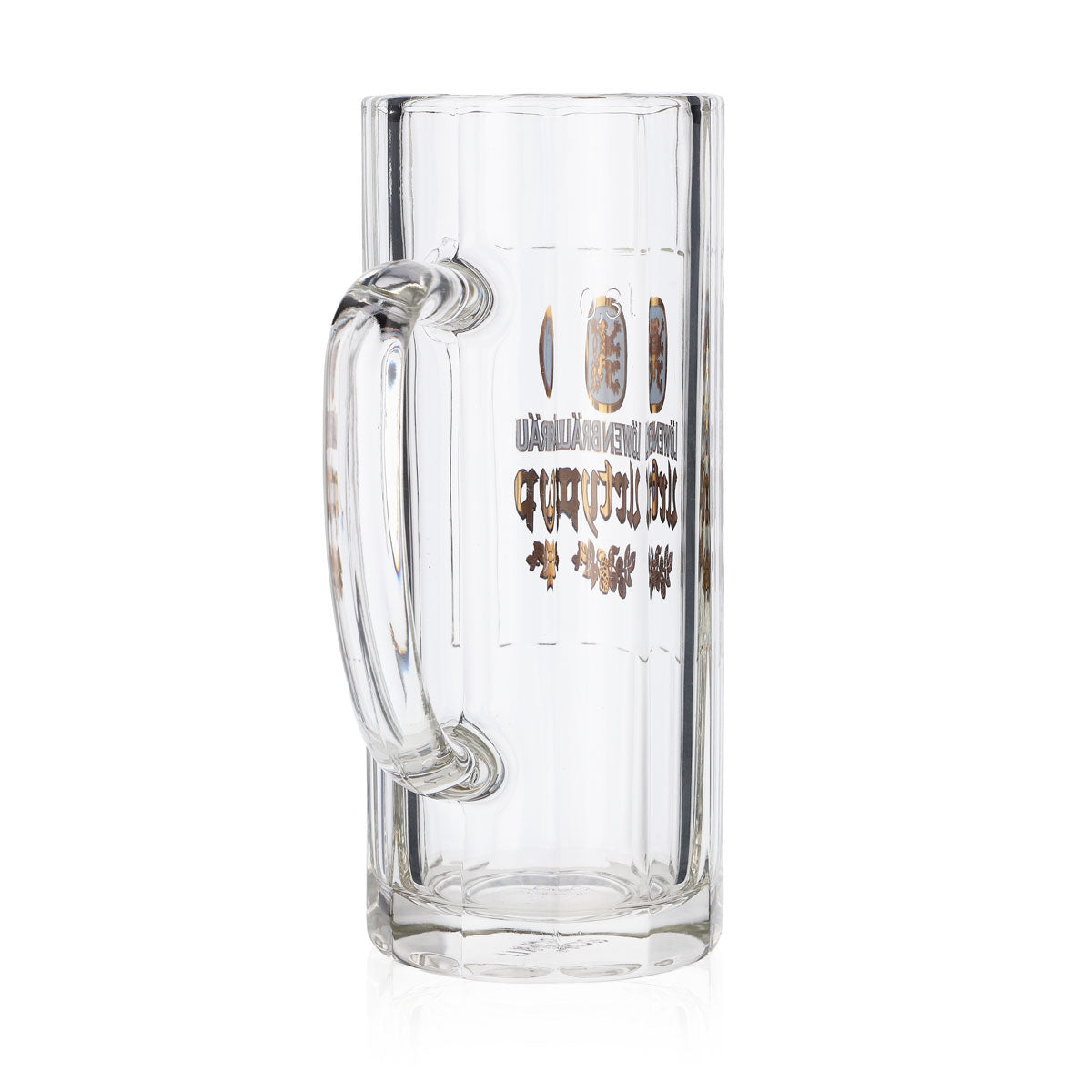 Chope à bière Löwenbräu en verre 0,3 l Urtyp Humpen Seidel Contour Verres Brasserie Bavière – Vue 4