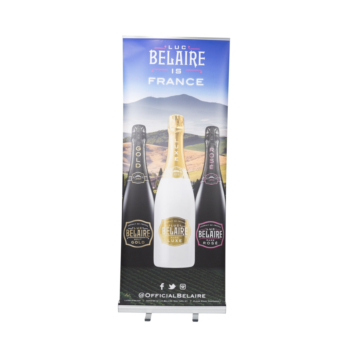 Luc Belaire Présentoir pour salon Spotlight Publicité Événement – Vue 3