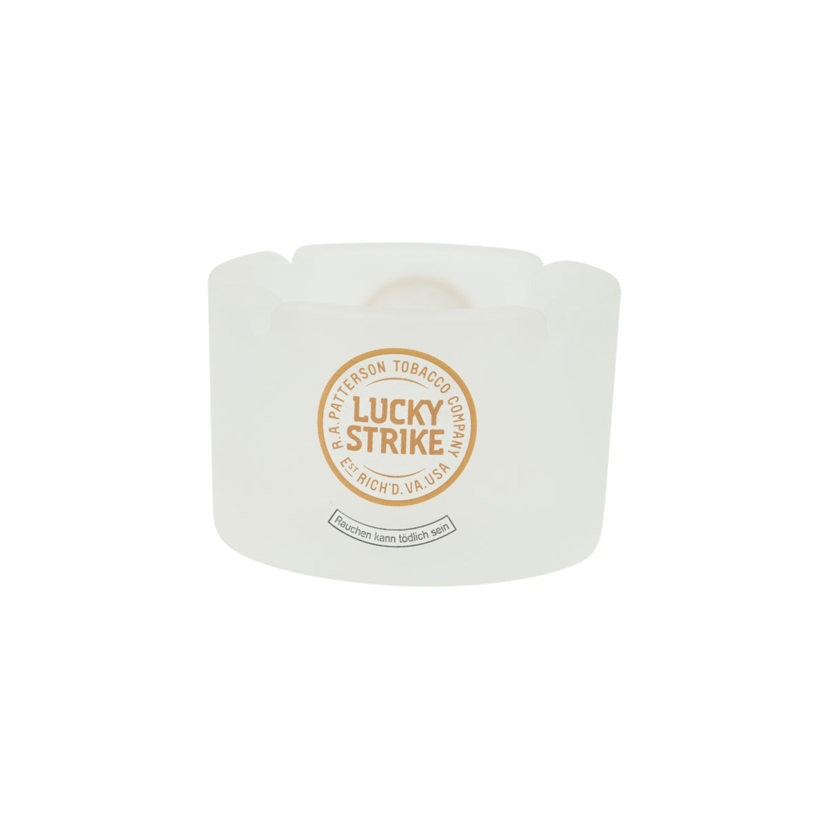 Cendrier Lucky Strike Cendrier en verre dépoli Cendrier en verre pour l'extérieur – Vue 2