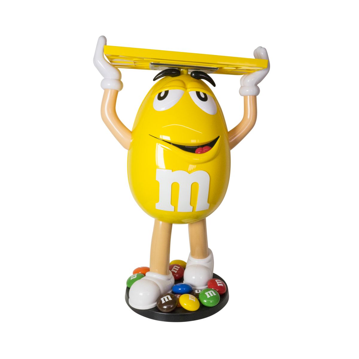 M&Ms Présentoir Yellow Character Display Figure jaune Mars Présentoir publicitaire Merch