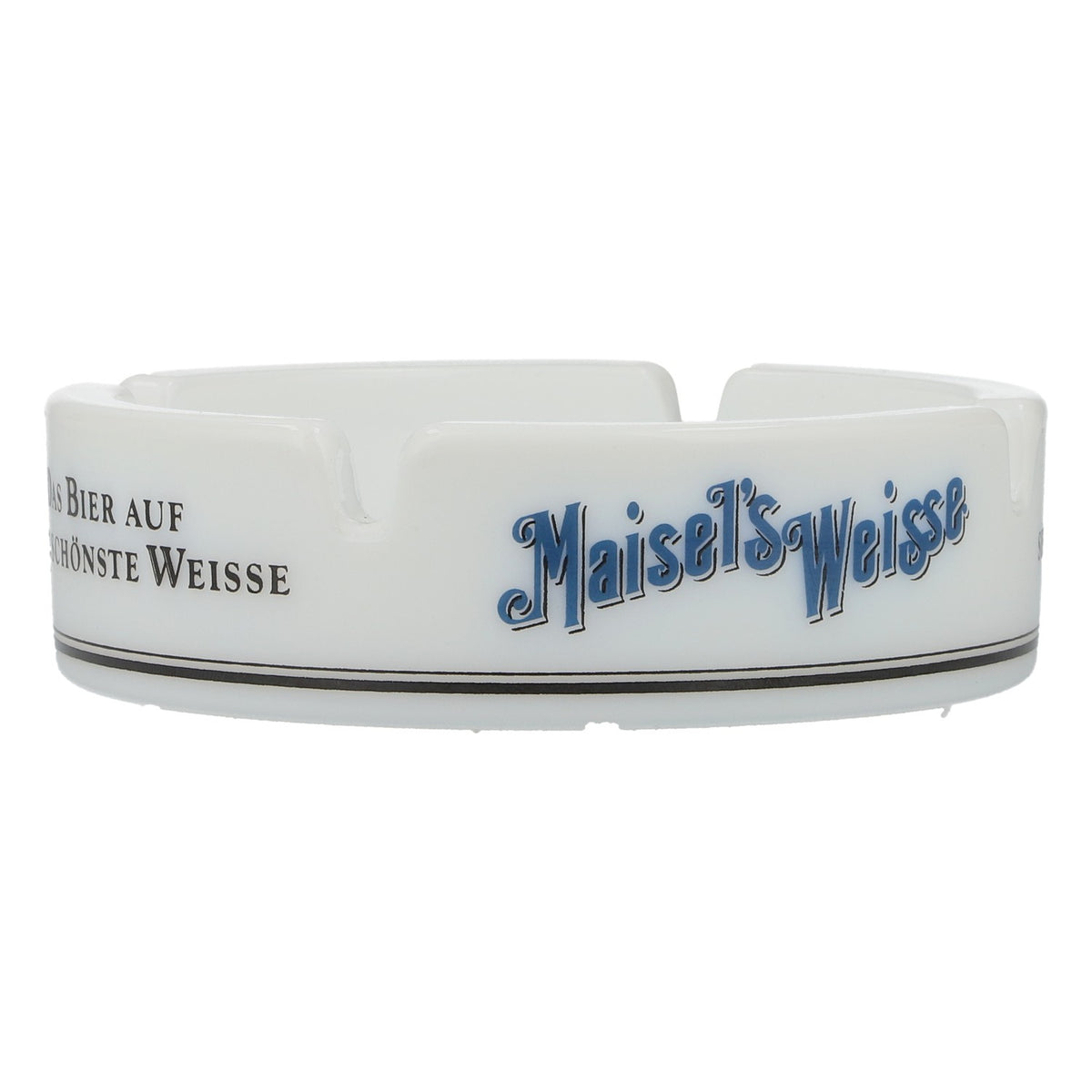Cendriers Maisel Weisse en céramique blanche – Produit de marque original pour la bière – Vue 3