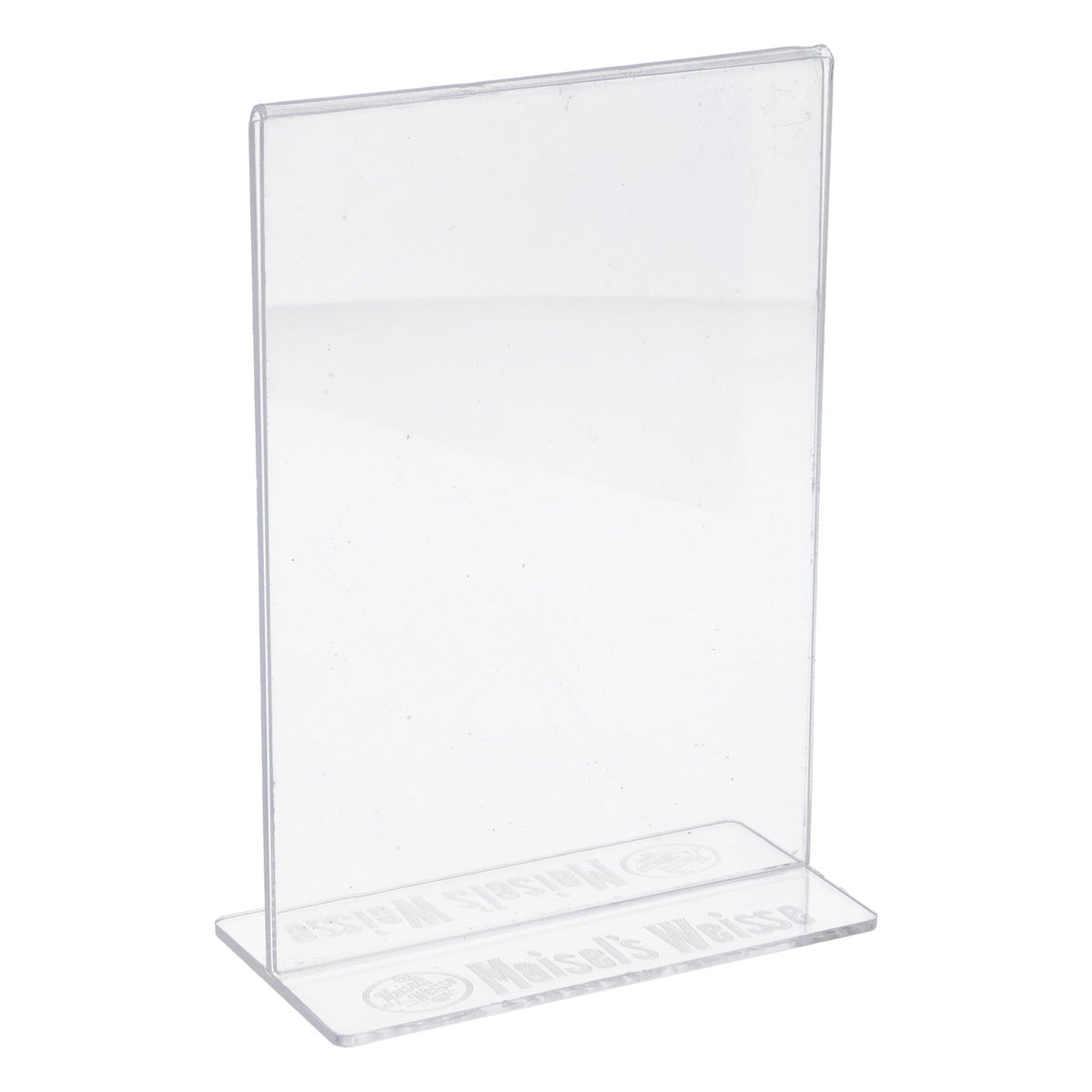 Maisels Weisse Présentoir de table pour cartes de menu Présentoir transparent pour cartes de menu