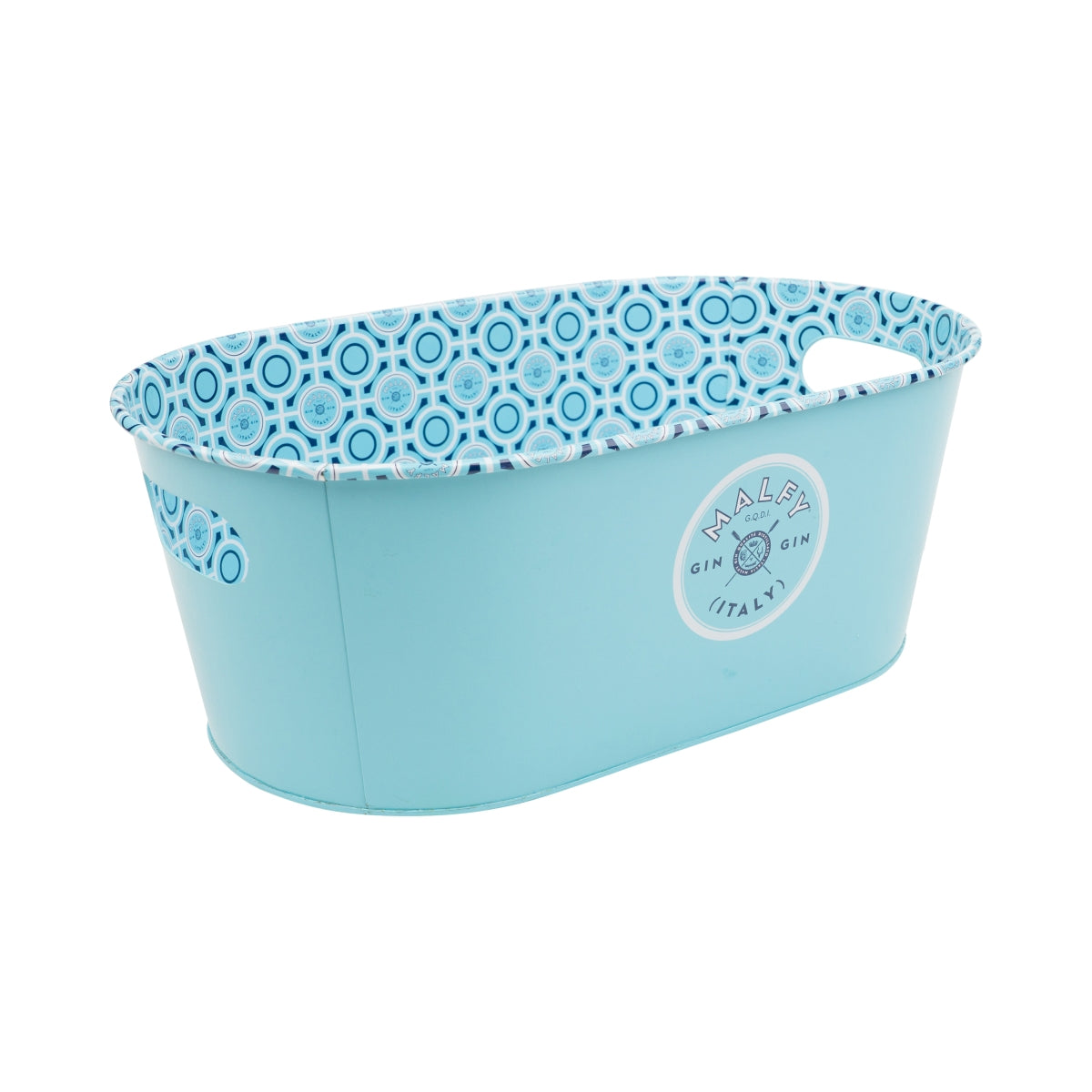 Malfy Gin Refroidisseur de bouteille Bac à glaçons Bleu clair 41x25x15cm