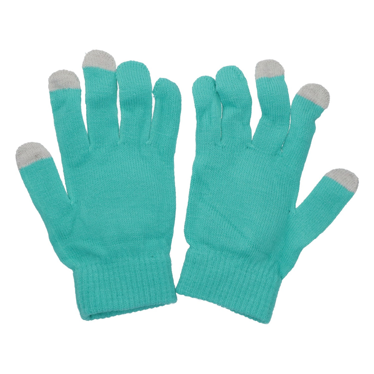 Liqueur Malibu Gants en laine pour l'hiver avec fonction tactile Turquoise – Vue 2