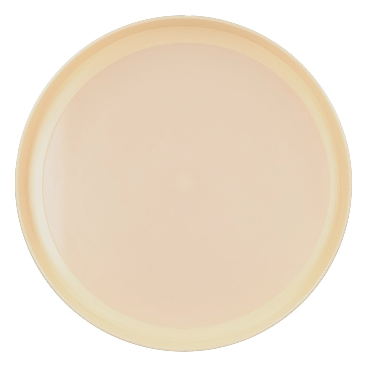 Mariacron Plateau rond à brandy Plateau de service Plateau de serveur beige – Vue 3