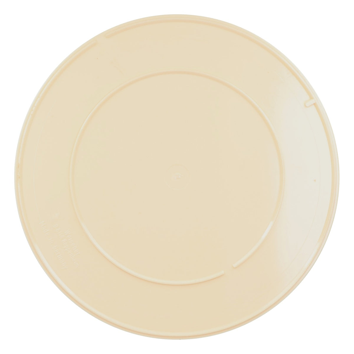 Mariacron Plateau rond à brandy Plateau de service Plateau de serveur beige – Vue 4