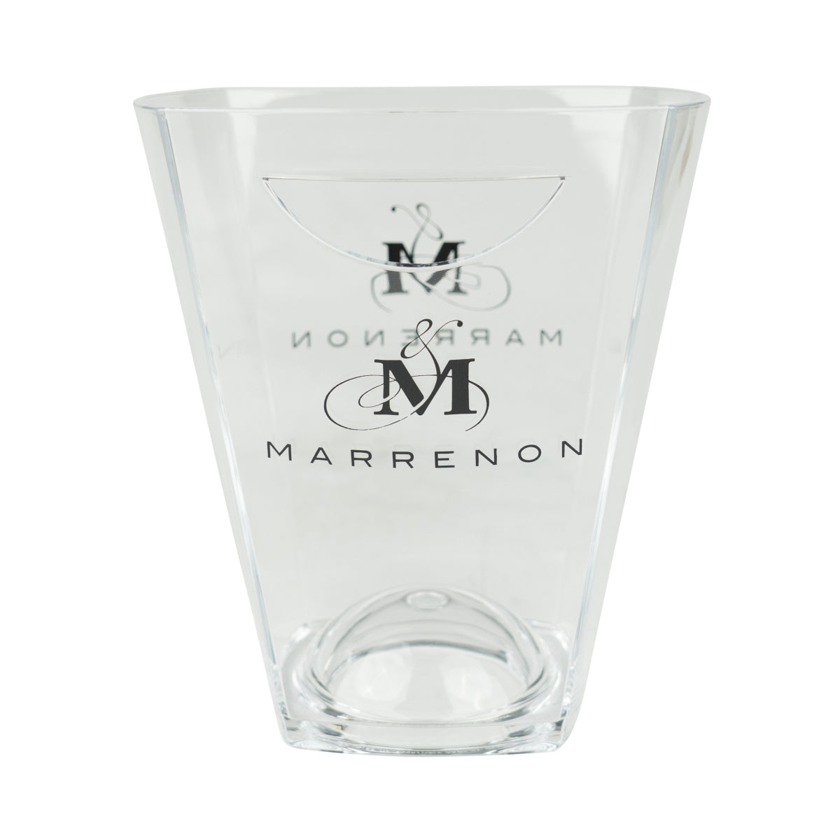 Marrenon Refroidisseur de bouteilles Boissons Bac à glaçons Récipient à glaçons Refroidisseur à vin