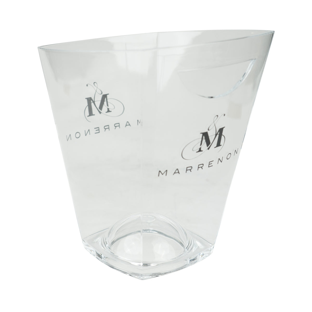 Marrenon Refroidisseur de bouteilles Boissons Bac à glaçons Récipient à glaçons Refroidisseur à vin – Vue 2