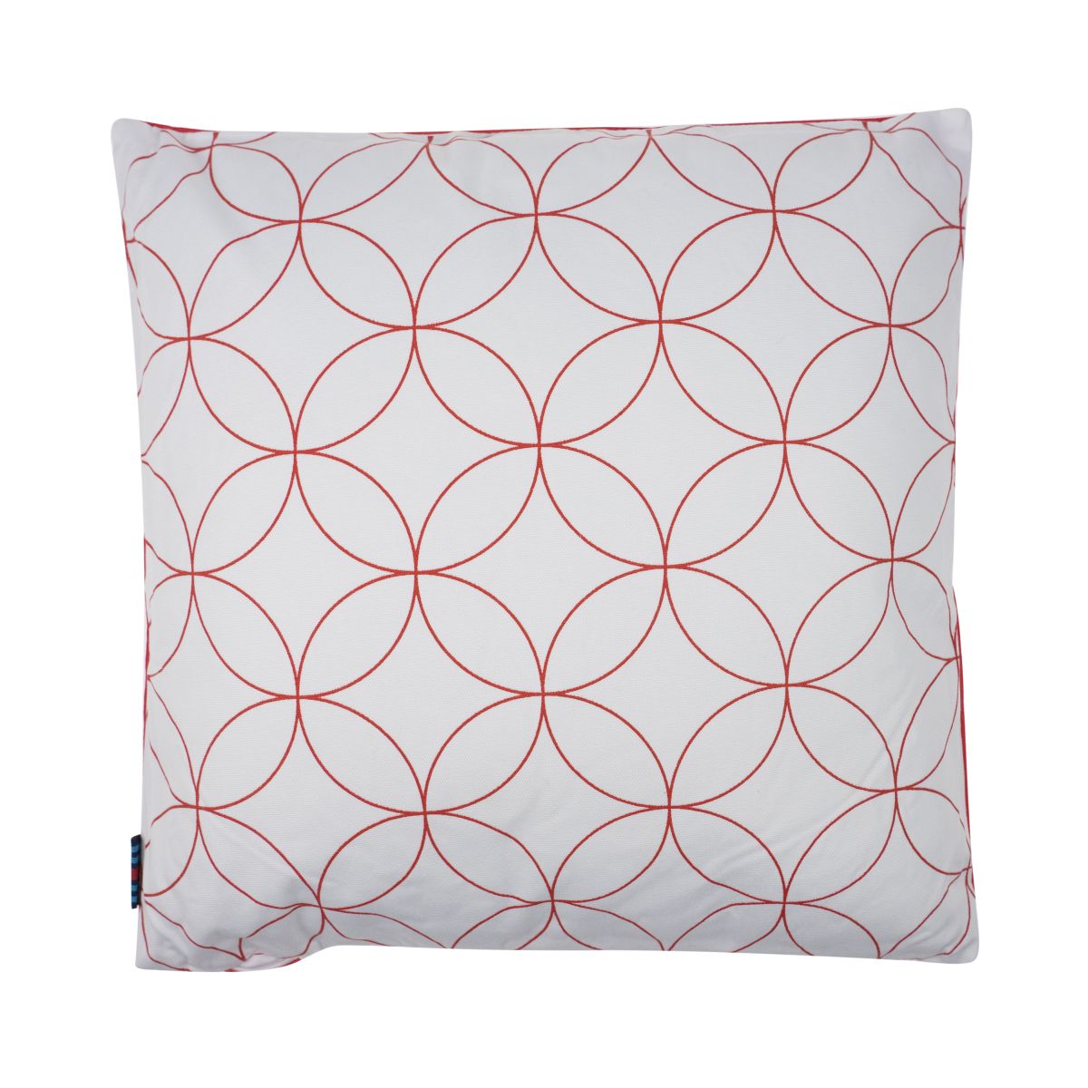 Coussin Martini 40 x 40 cm Coussin réversible Rouge Blanc Décoration Canapé Salon Extérieur – Vue 2
