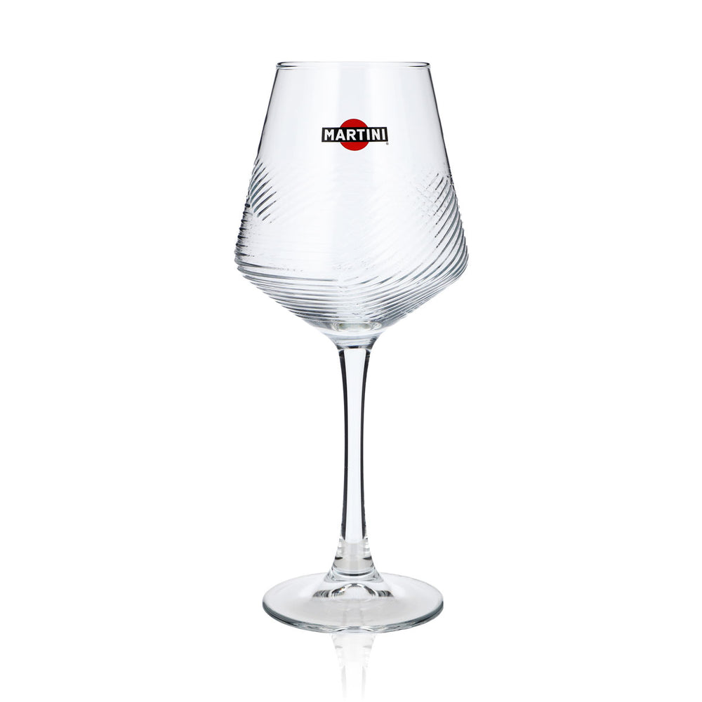 Verre à martini Verre à pied 0,425 l Verres Verre à vin Motif en relief HH Global