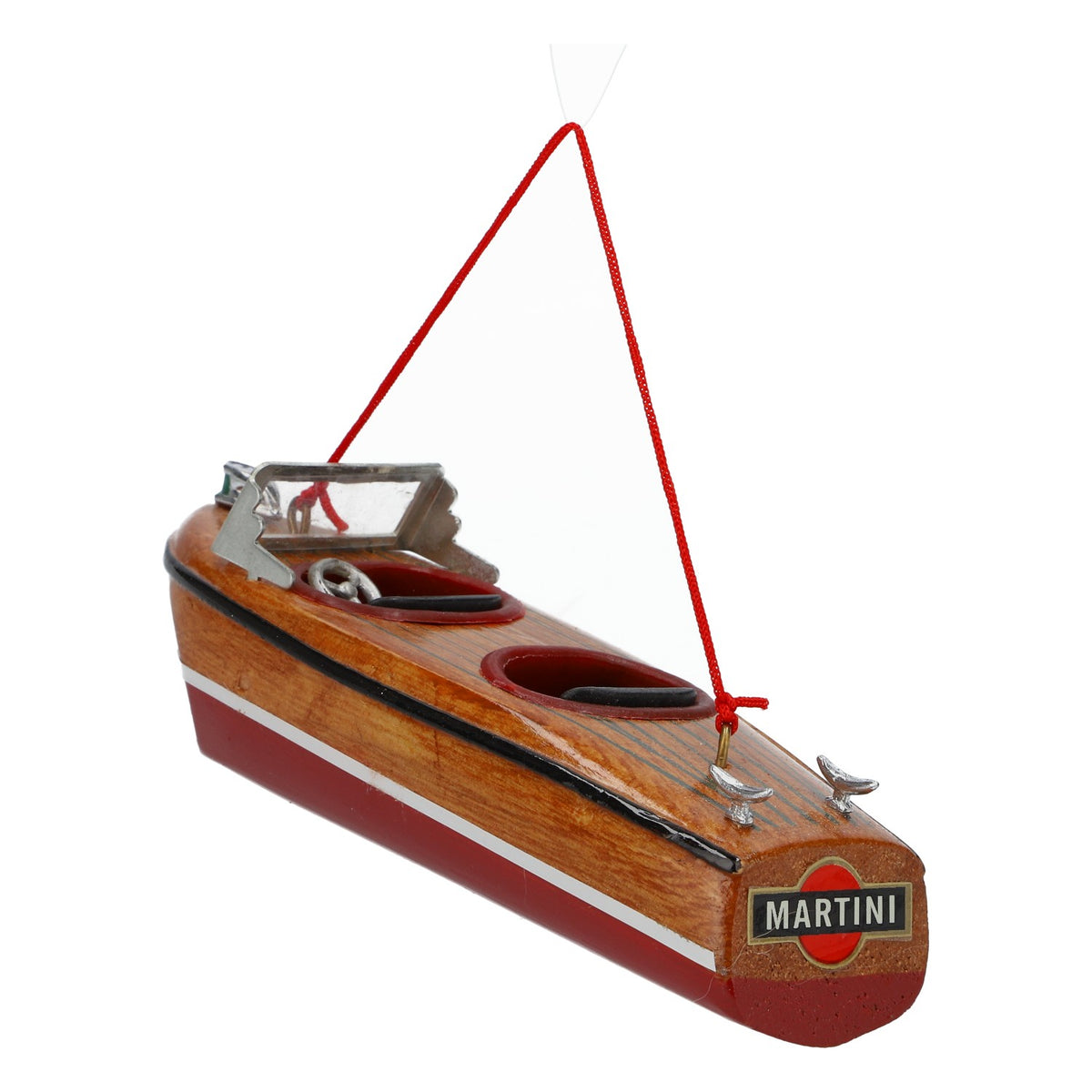 Martini Wermuth Bois véritable Modèle réduit de bateau Riva Boat Décoration bateau – Vue 2