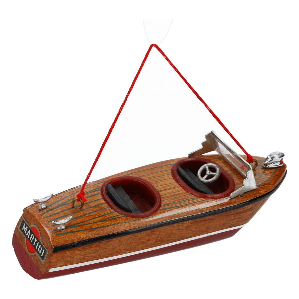 Martini Wermuth Bois véritable Modèle réduit de bateau Riva Boat Décoration bateau – Vue 3