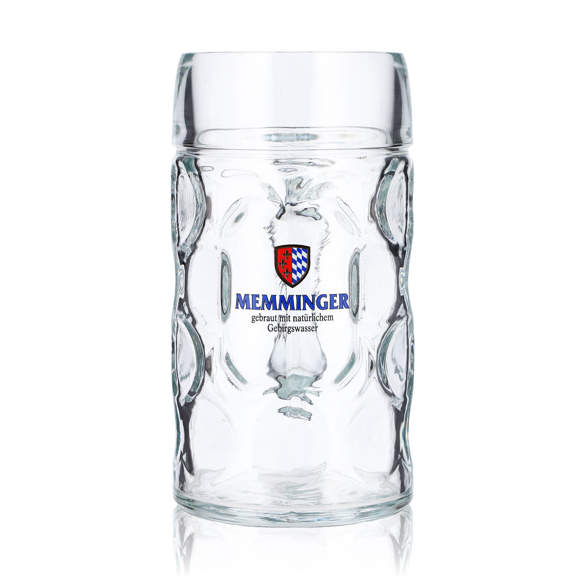 Verre à bière de Memmingen, chope de 1 l, Rastal, Isar-Seidel, chope à bière, verre à bière, chope de mesure