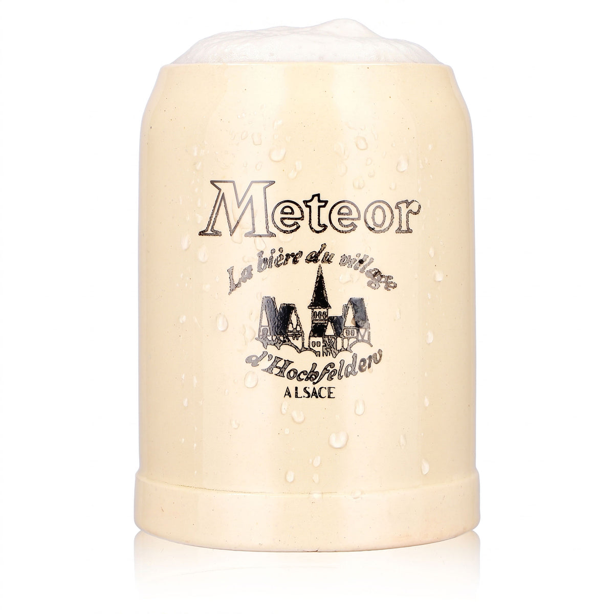 Verre à bière Meteor 0,5 l, chope en terre cuite