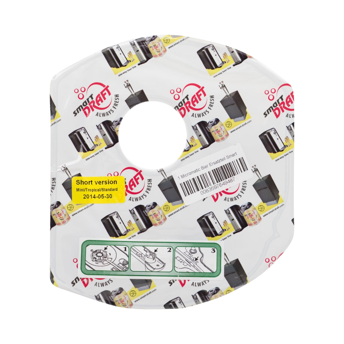 Pièce détachée Micromatic pour bière Smart Draft version courte Mini/Tropical/Standard – Vue 2