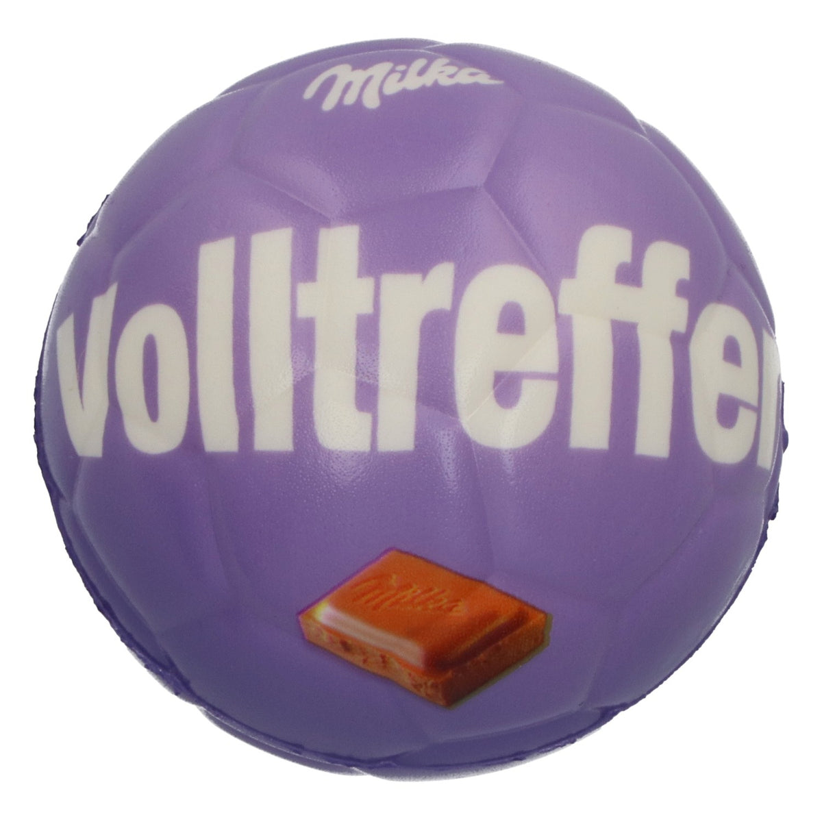Bonbons Milka, balle anti-stress « Volltreffer », noir et blanc