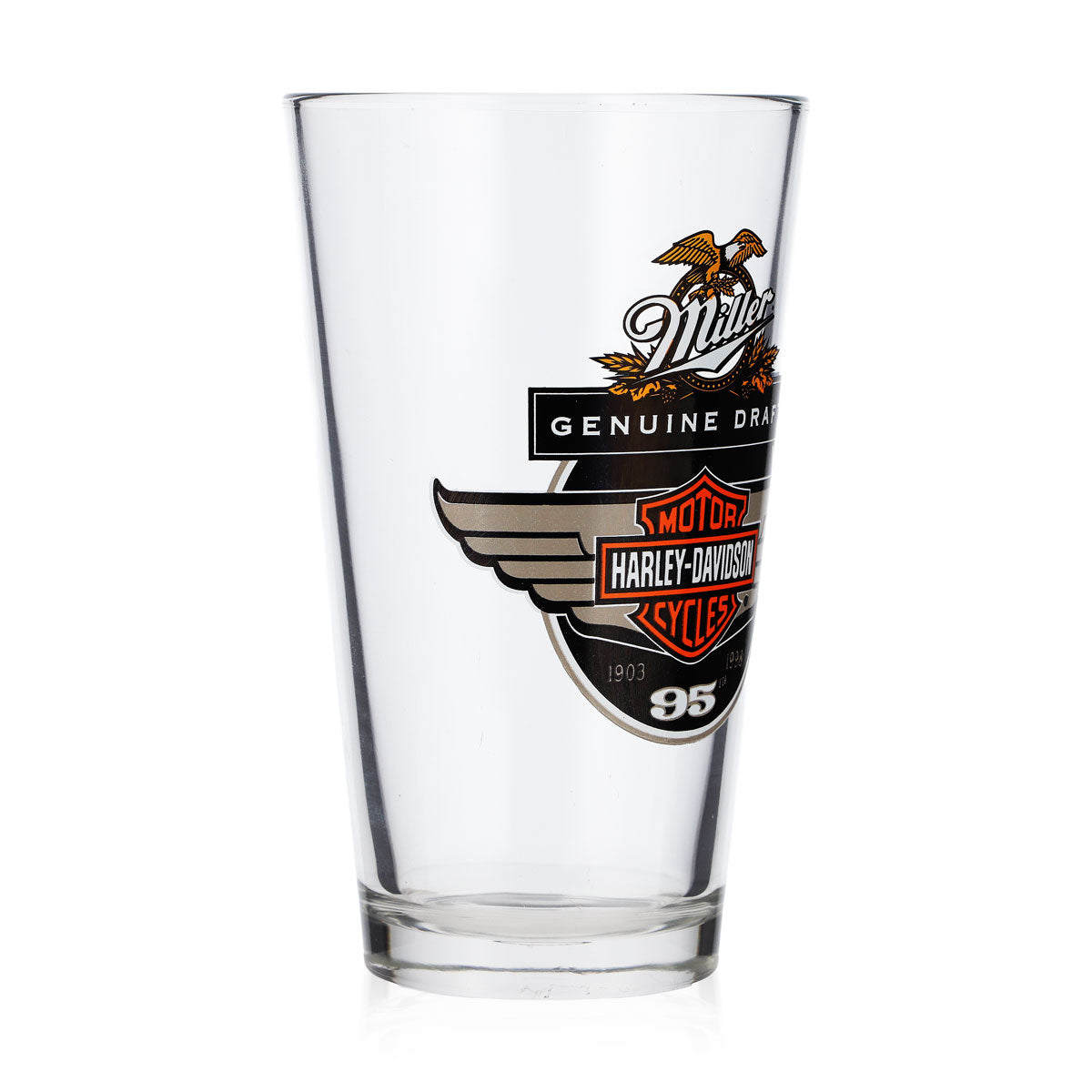 Verre à bière Miller, verre droit, 0,45 l, verre à whisky Harley Davidson, Old Fashioned – Vue 2