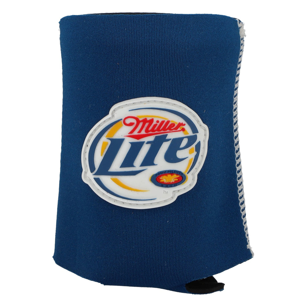 Porte-canettes Miller Lite en néoprène, bleu, avec logo original
