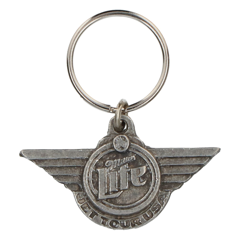 Porte-clés Miller Lite Jet Tour USA en métal massif