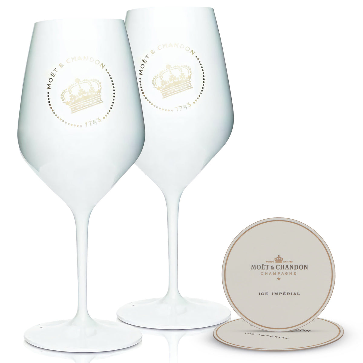 Moet Chandon Champagne Lot de Coupes Set IV