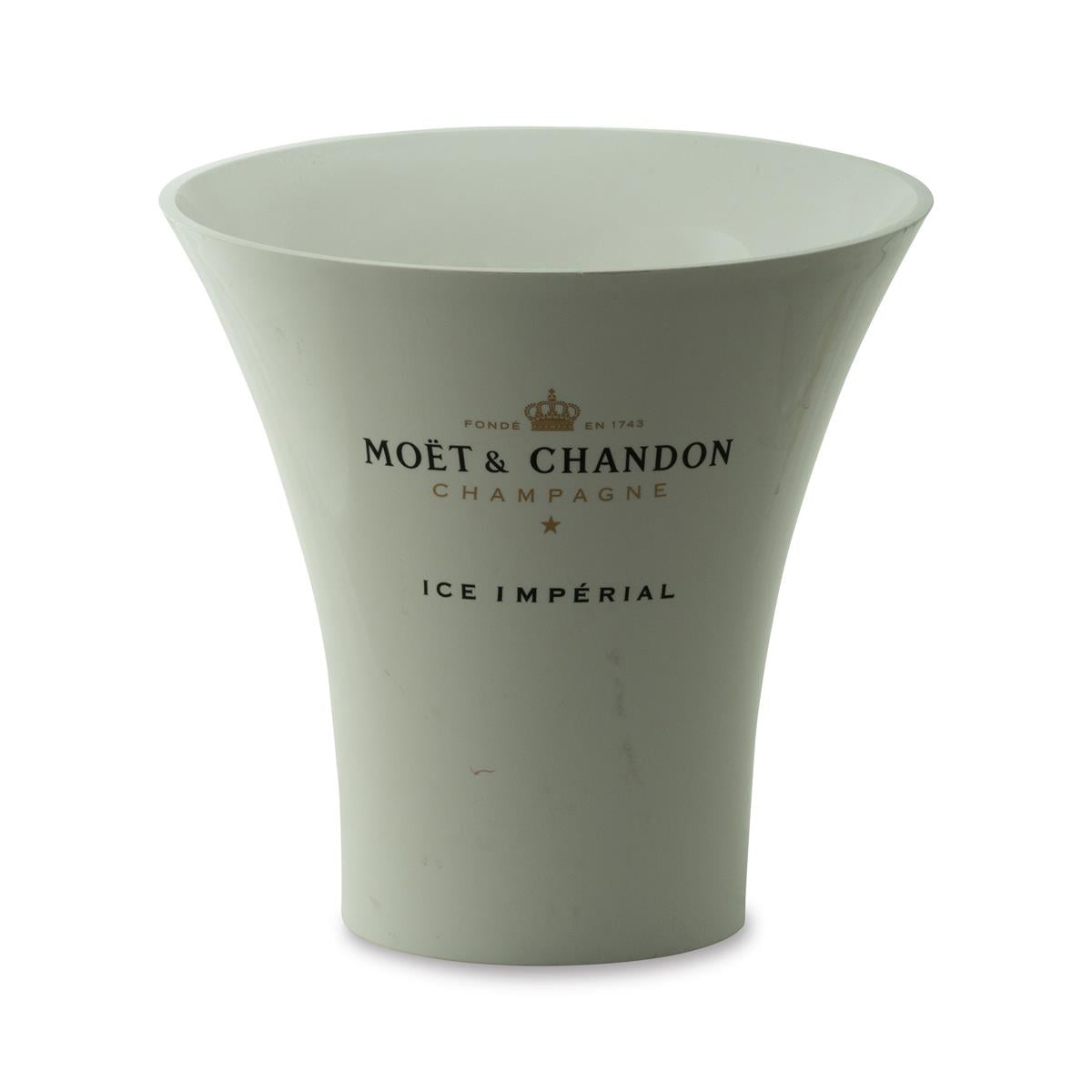 Moët & Chandon Champagne Refroidisseur de bouteille Bac à glaçons Single Ice blanc