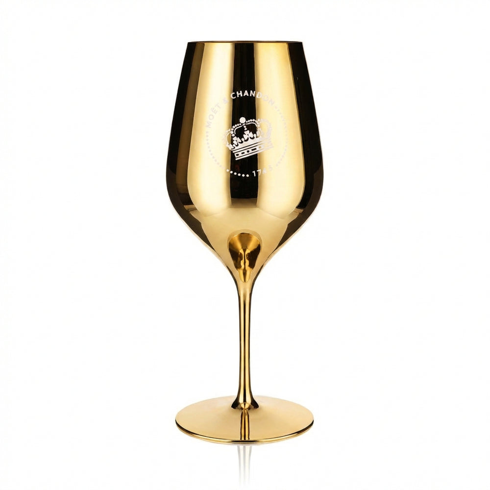 Verre à champagne Moët & Chandon 0,6 l Verre à vin Verre véritable Or Nouveau logo