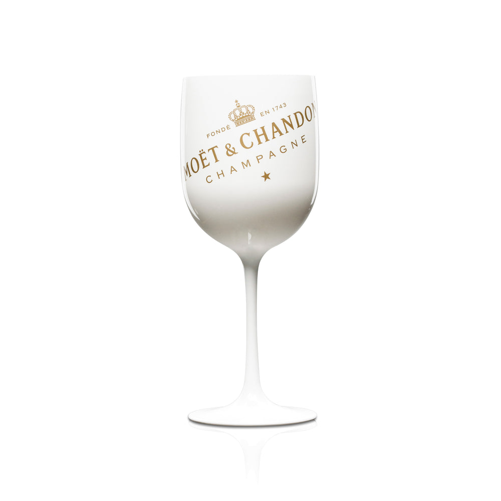 Moët & Chandon Champagne Verre en plastique 0,4 l Verres à pied en acrylique Secco Bar à vin mousseux