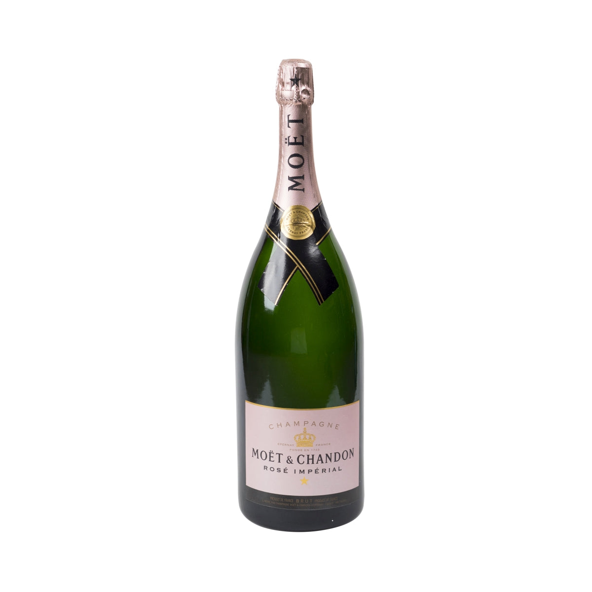 Moët & Chandon Champagne Bouteille décorative 6 l VIDE Rose Présentoir factice EMPTY