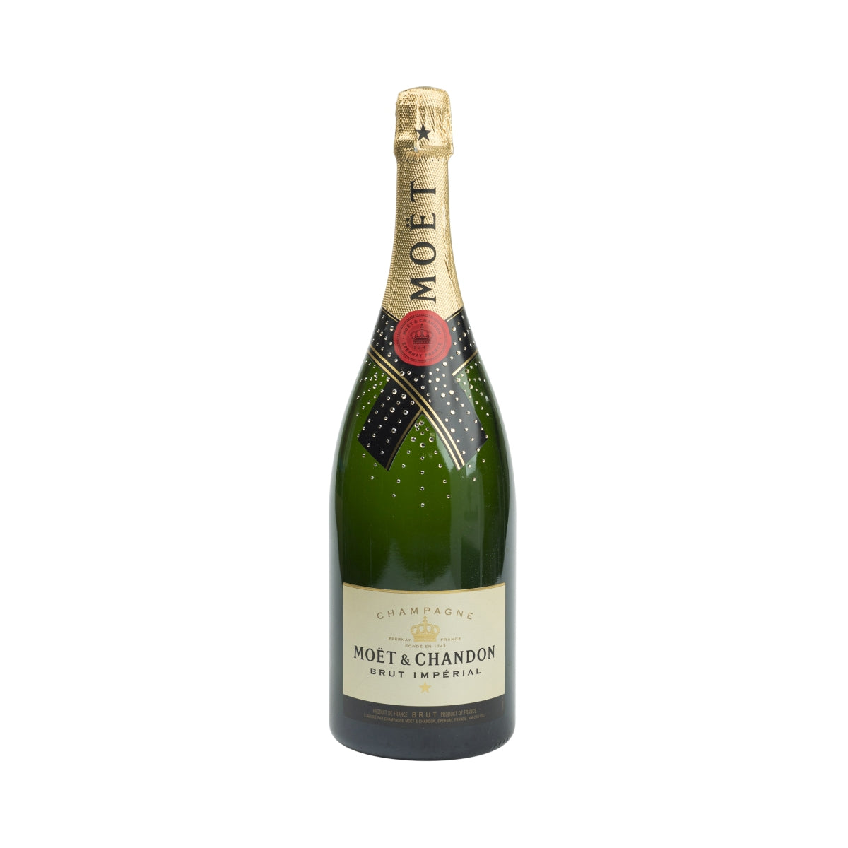 Moët & Chandon Champagne bouteille décorative VIDE Swarovski 1,5 L Magnum présentoir décoratif