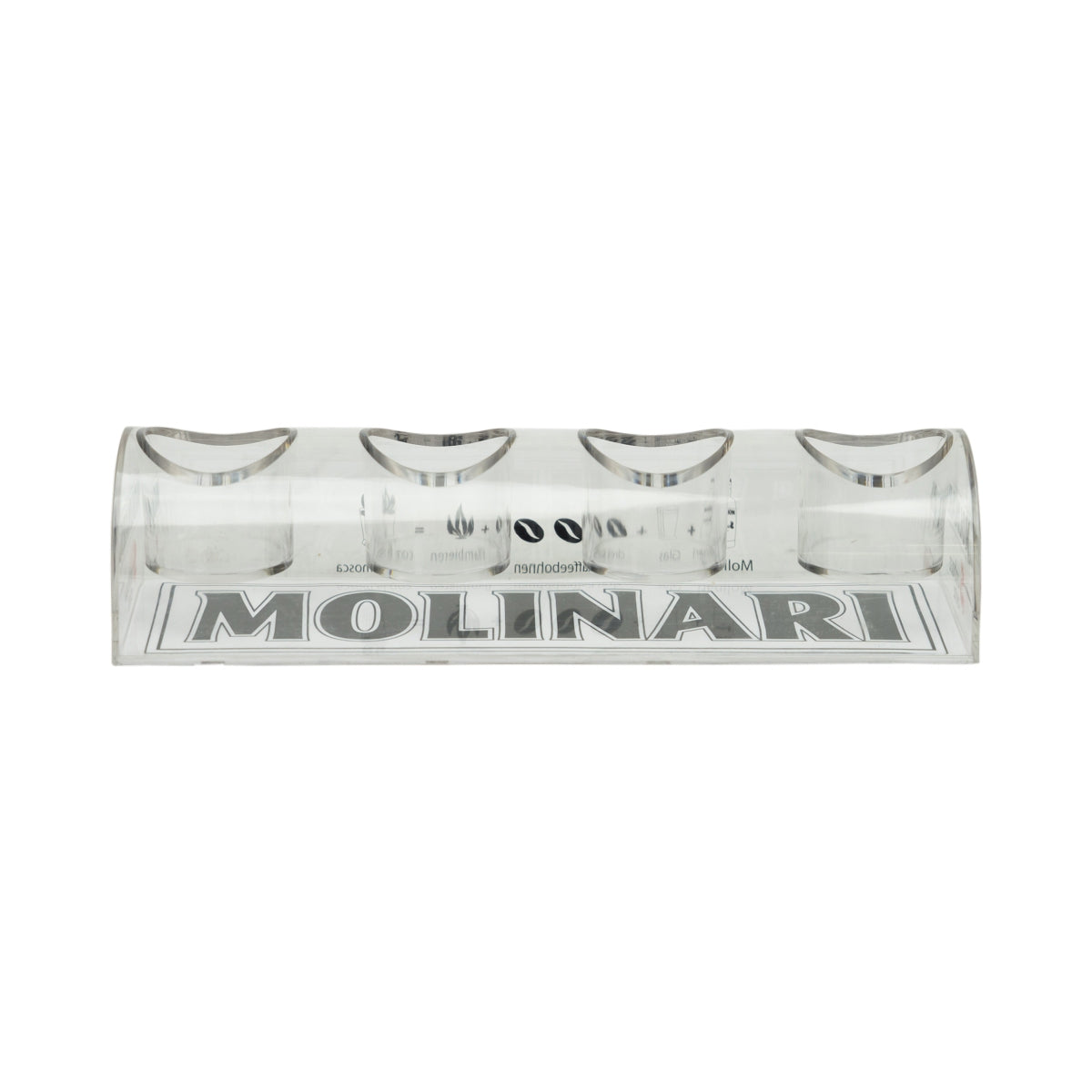 Molinari Extra Sambuca Plateau 4 verres à shot Présentoir – Vue 2