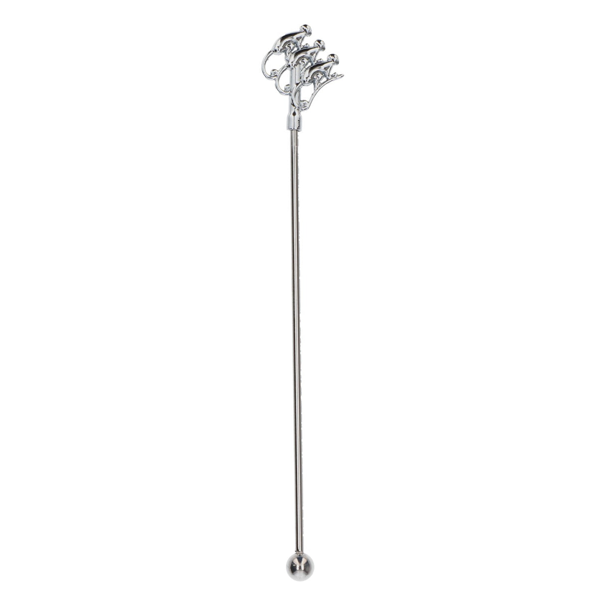Agitateur pour gin Monkey Shoulder 18 cm, neuf, en acier inoxydable argenté, bâtonnet mélangeur, bâtonnet de mélange