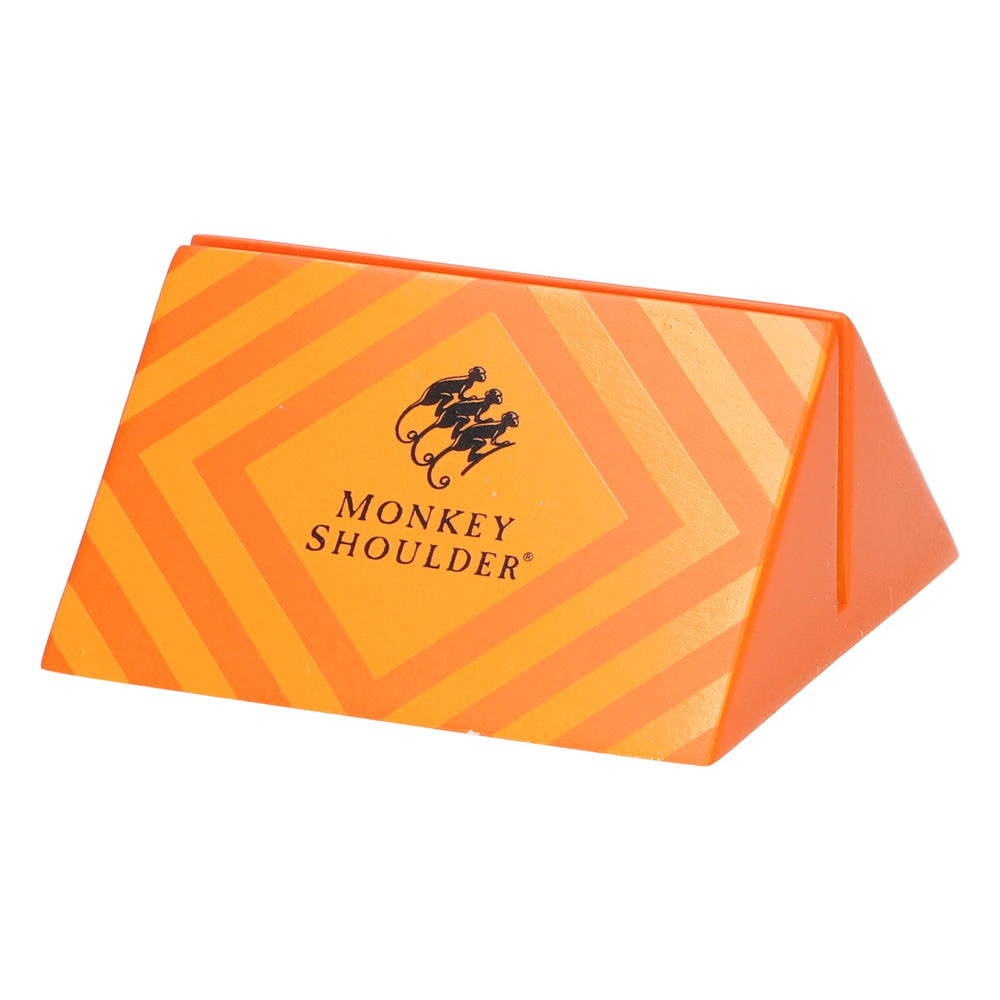 Monkey Shoulder Présentoir de table Porte-cartes Présentoir publicitaire Porte-flyers Gastro Pub Accessoires de bar