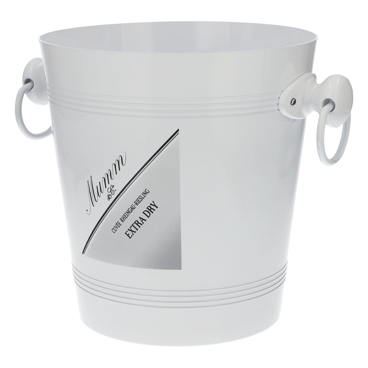 Seau à glace Mumm pour champagne, refroidisseur de bouteilles, glacière, Extra Dry, blanc, métal – Vue 3