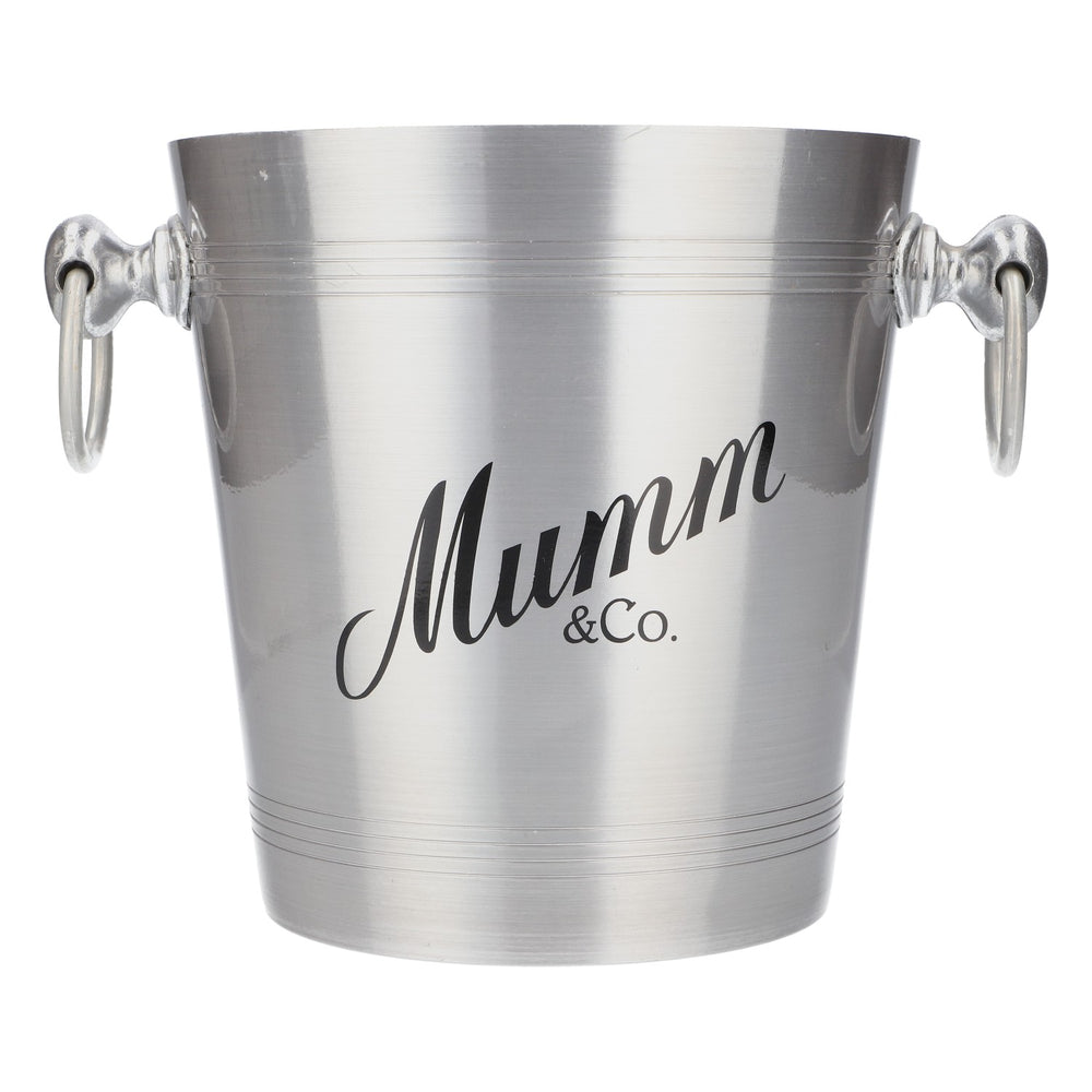 Seau à champagne Mumm Icecube argent avec anse
