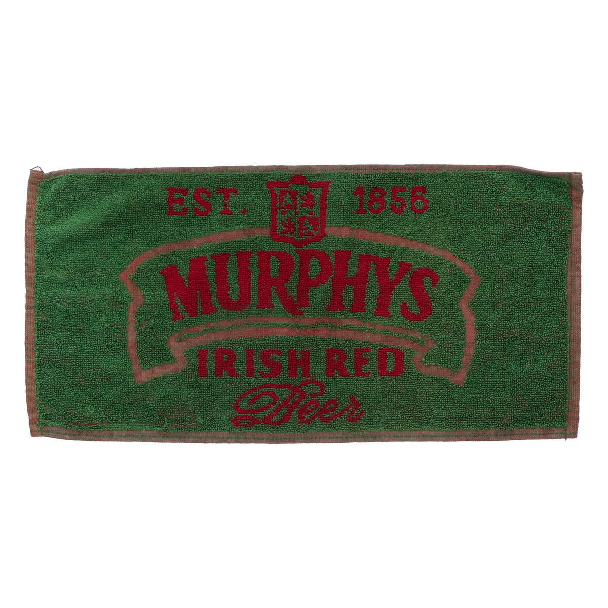 Serviette de bar Murpys Cider Bartowel Serviette de comptoir verte avec inscription uniquement – Vue 2
