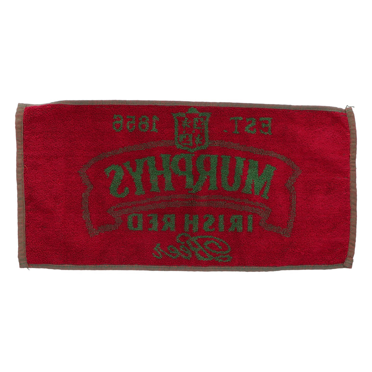 Serviette de bar Murpys Cider Bartowel Serviette de comptoir verte avec inscription uniquement – Vue 3