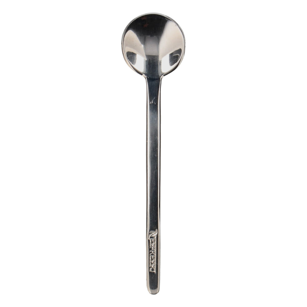 Cuillère à café Nespresso en acier inoxydable, forme ronde