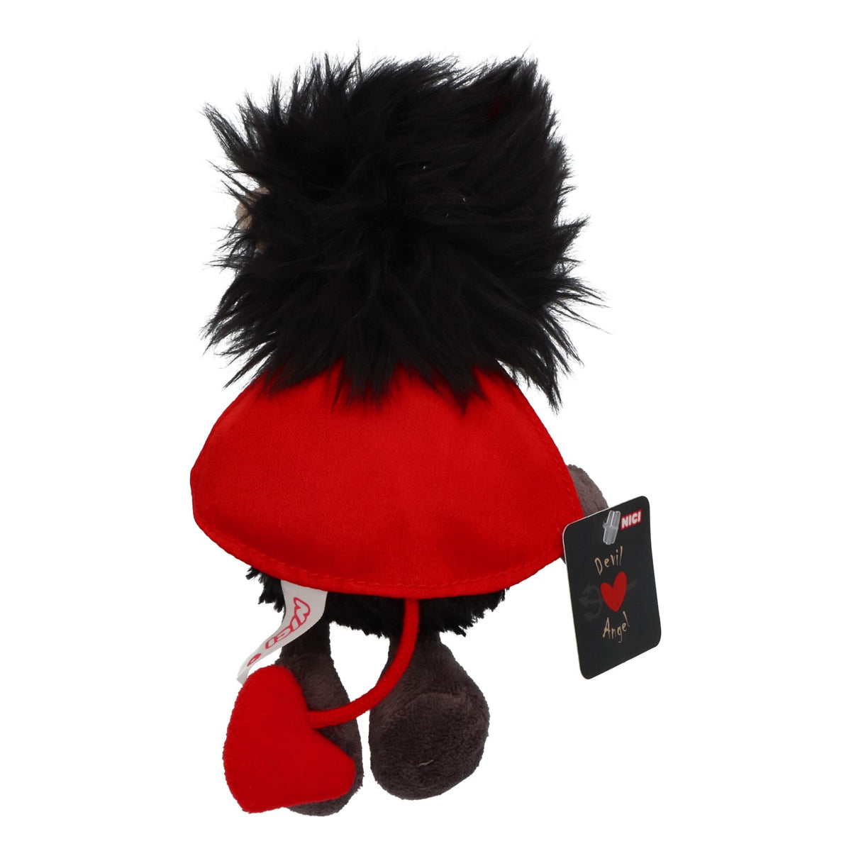 Peluche Nici Devil - Nouvelle peluche en tissu noire avec une queue en forme de cœur - 16 cm – Vue 2