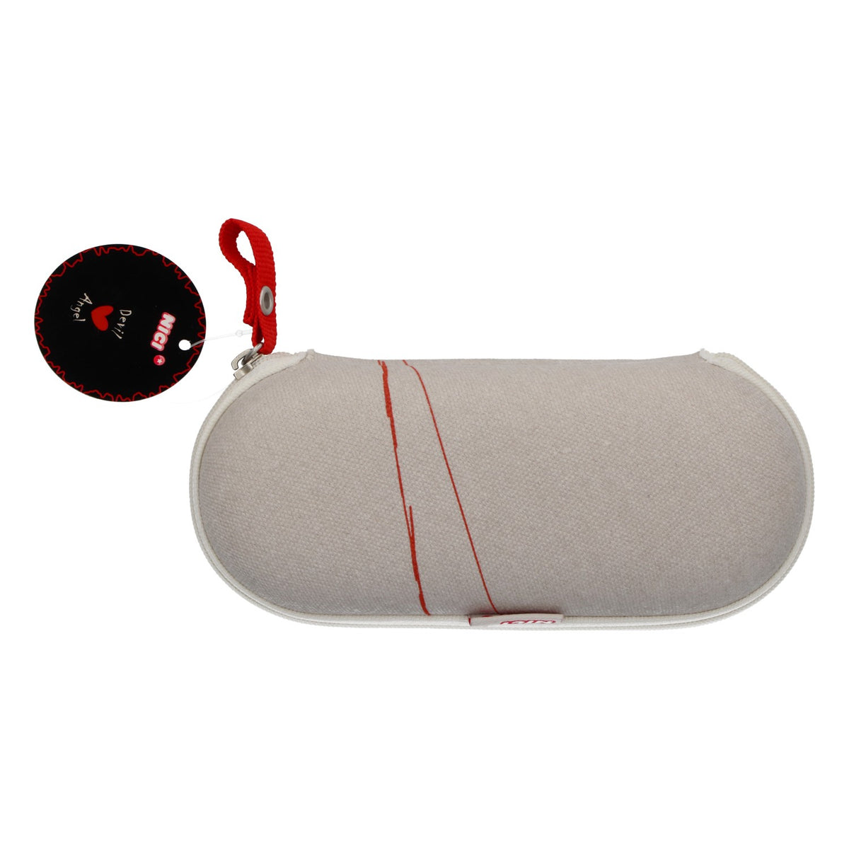 Étui à lunettes Nici Spielzeug, étui rigide pour lunettes de soleil, motif « Angel », blanc, en plastique – Vue 3